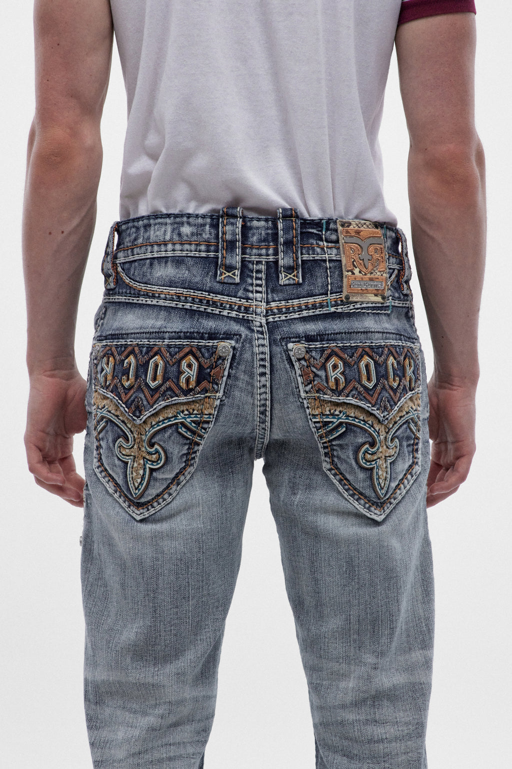 Judd Bootcut Jeans in Light Blue