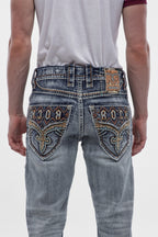 Judd Bootcut Jeans in Light Blue