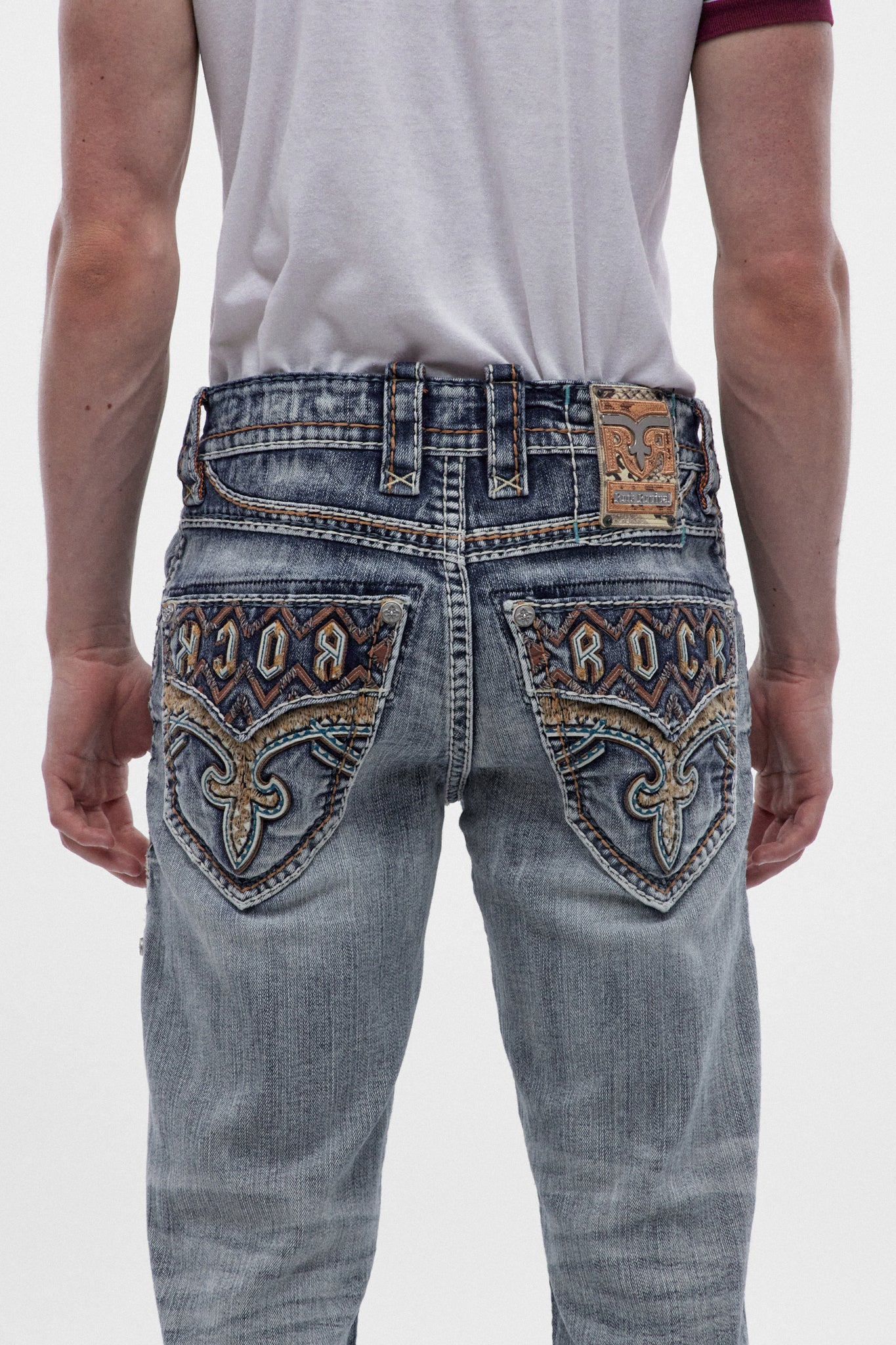Judd Bootcut Jeans in Light Blue