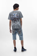 Justice Denim Shorts in Medium Blue - Rock Revival®