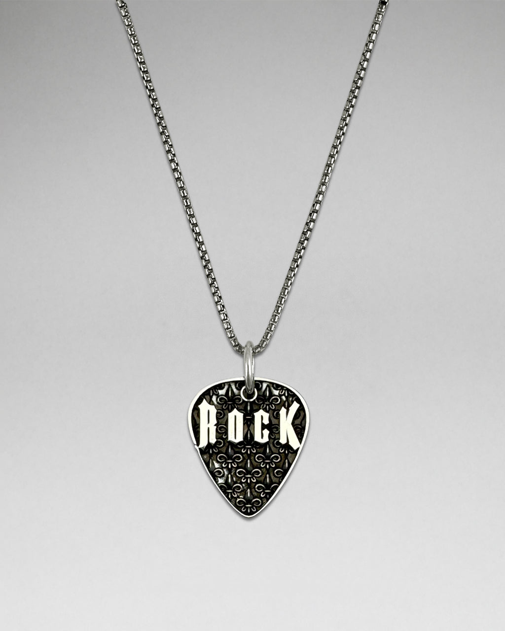 Rock Guitar Pendant Necklace