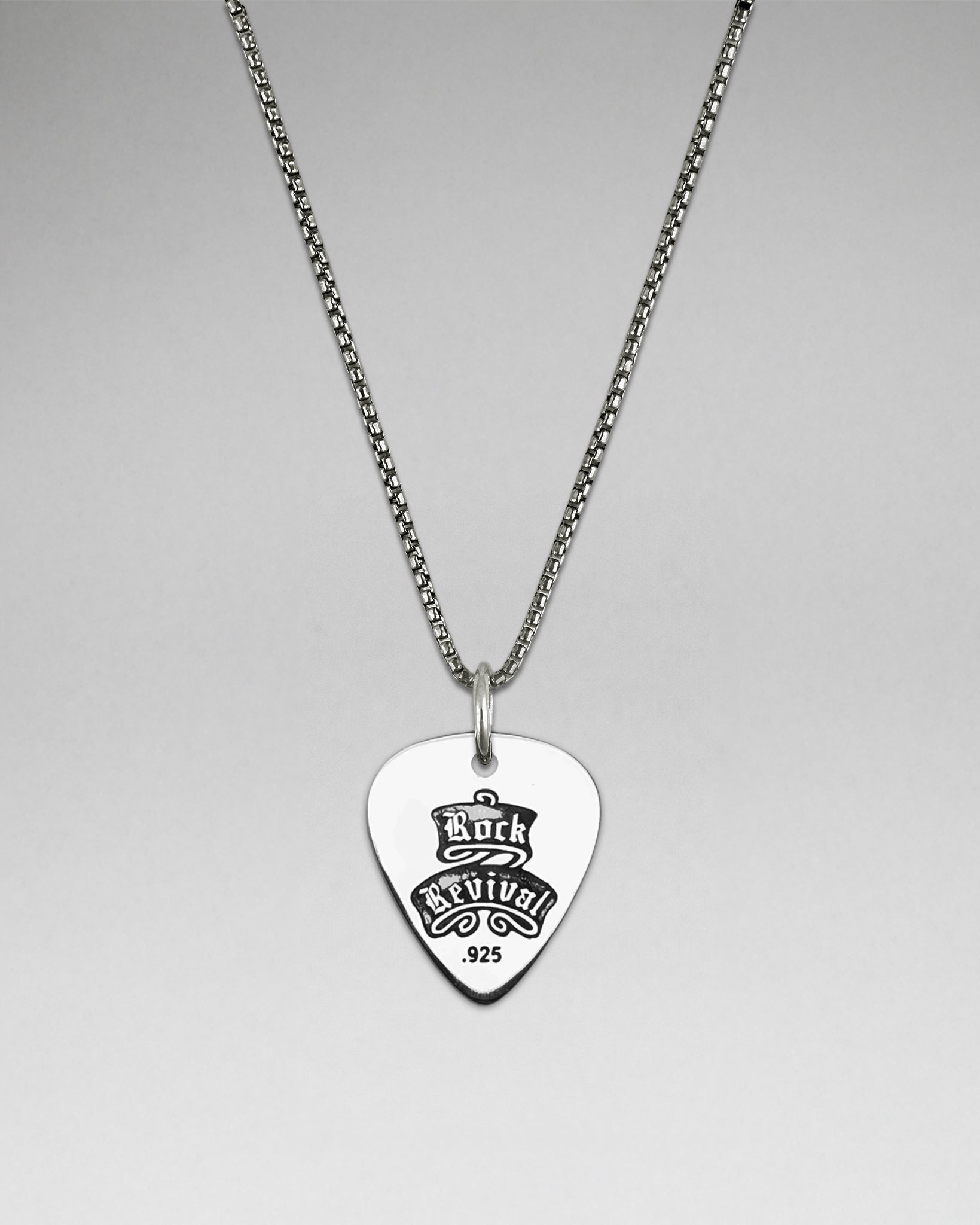 Rock Guitar Pendant Necklace
