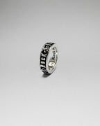 Rock & Fleur De Lis Band Ring