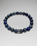 Twilight Blue Lapis 8mm Beaded Bracelet - Rock Revival®