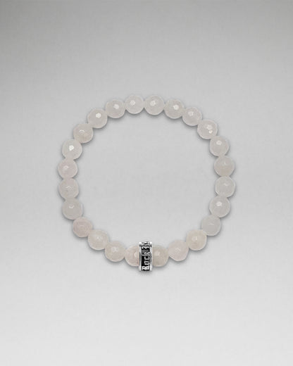 Rose Quartz Eye 8mm Beaded Bracelet - Rock Revival®