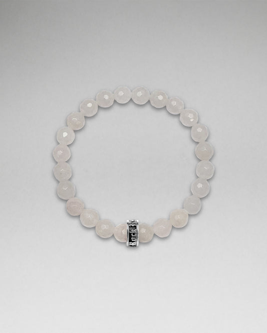 Rose Quartz Eye 8mm Beaded Bracelet - Rock Revival®
