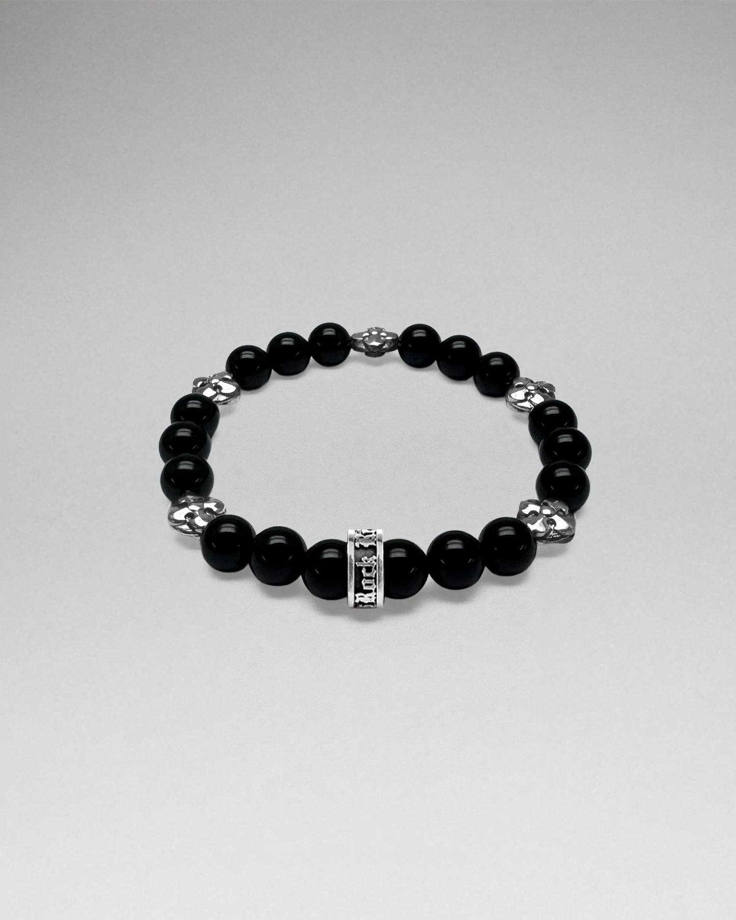 Polished Onyx Beaded Bracelet (8mm) (2/28/26-DESC+IMGS+UPCS) - Rock Revival®