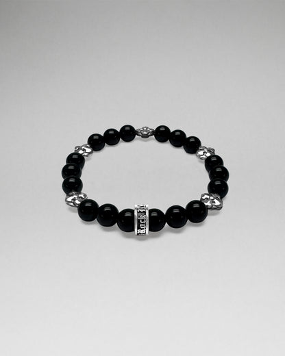 Polished Onyx Beaded Bracelet (8mm) (2/28/26-DESC+IMGS+UPCS) - Rock Revival®