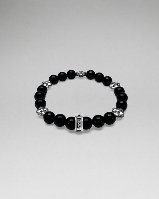 Polished Onyx Beaded Bracelet (8mm) (2/28/26-DESC+IMGS+UPCS) - Rock Revival®