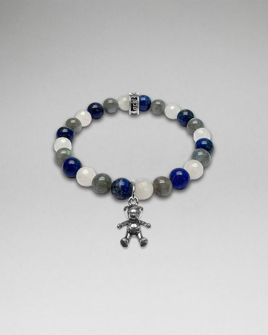 Beaded Bracelet W/ Bear Dangle Charm (2/28/26-DESC+IMG+UPCS) - Rock Revival®