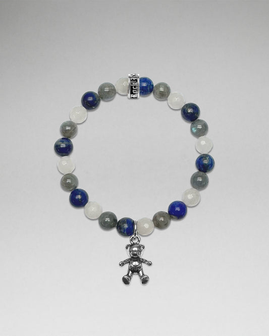 Beaded Bracelet W/ Bear Dangle Charm (2/28/26-DESC+IMG+UPCS) - Rock Revival®
