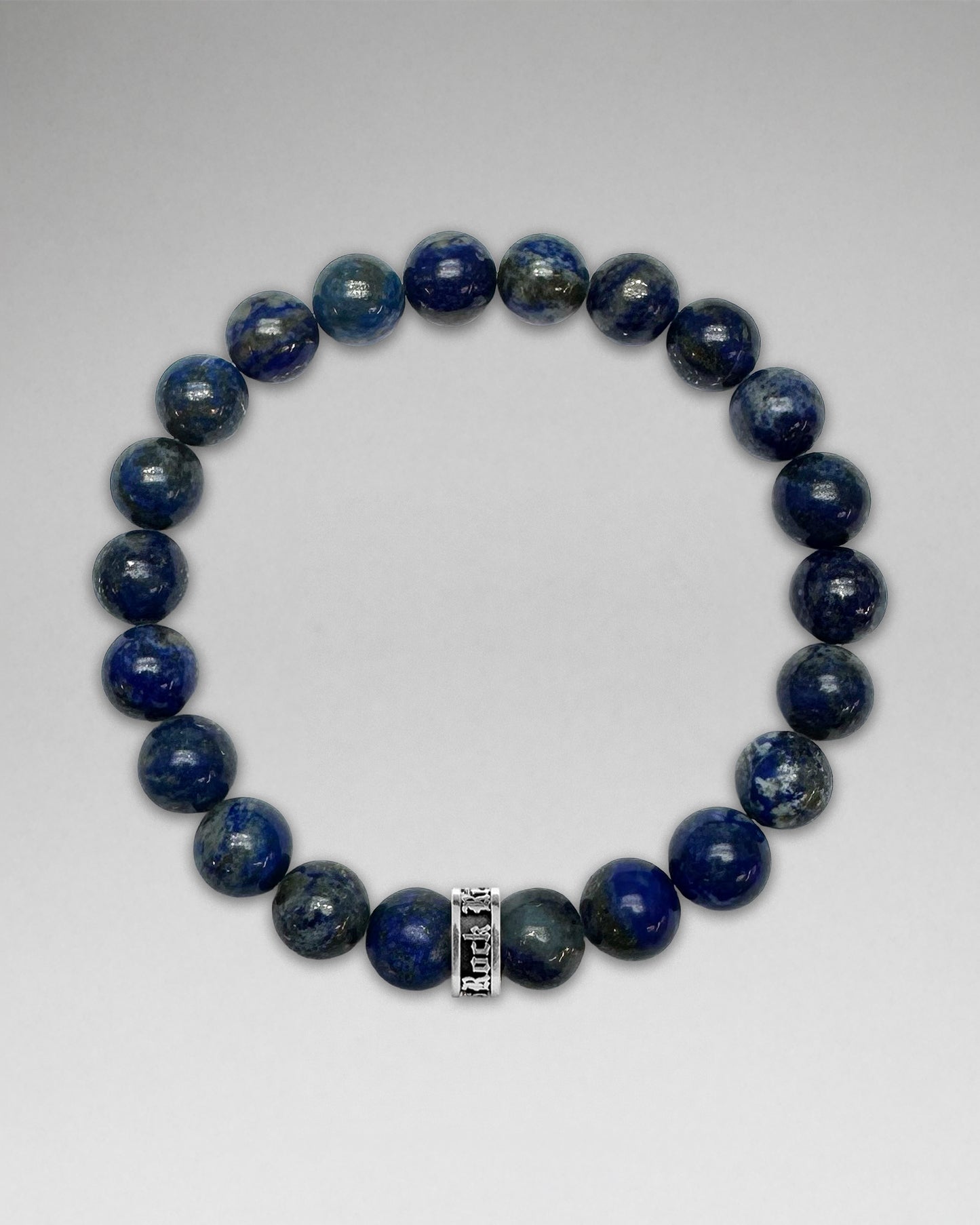 Twilight Blue Lapis 8mm Beaded Bracelet - Rock Revival®
