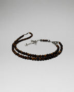 Brown Tiger Eye Rosary w/ FDL Cross