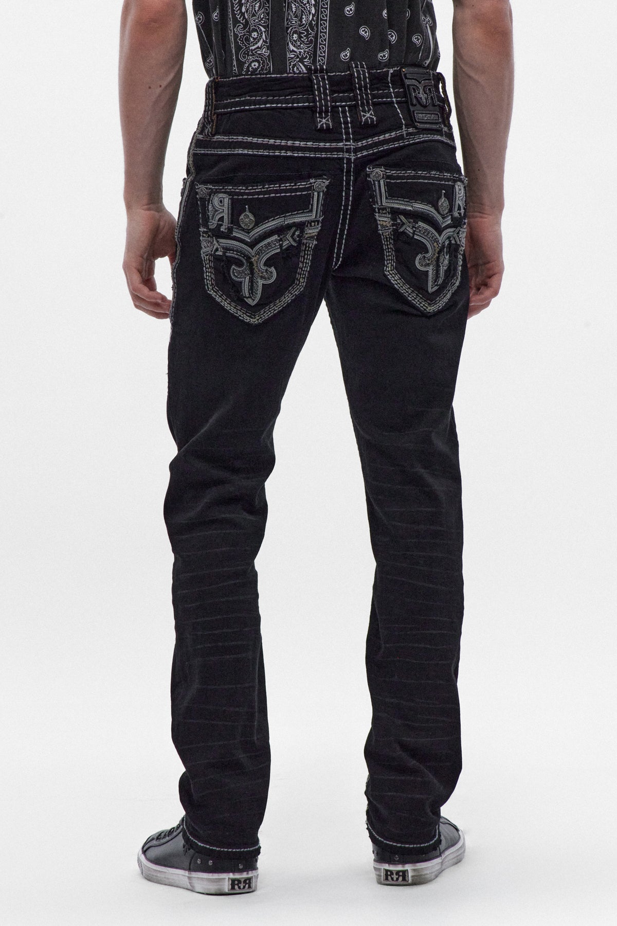 Kelley Alt Straight Jeans in Black Overdye Wash