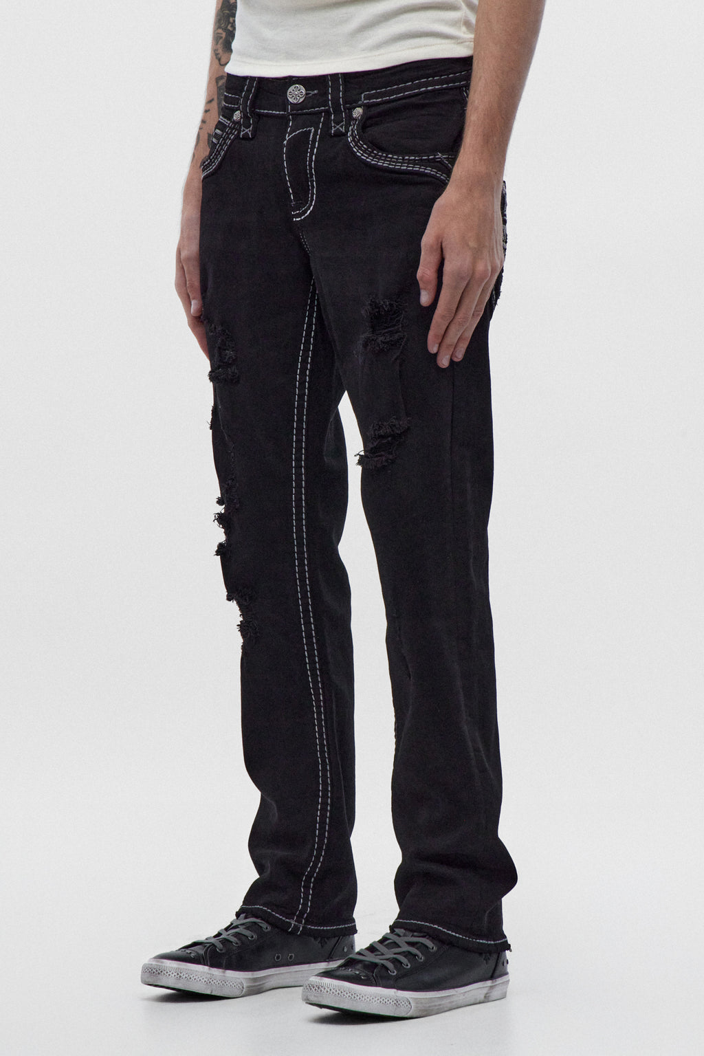 Kylo Straight Jeans in Black