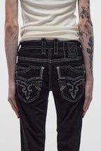 Kylo Straight Jeans in Black