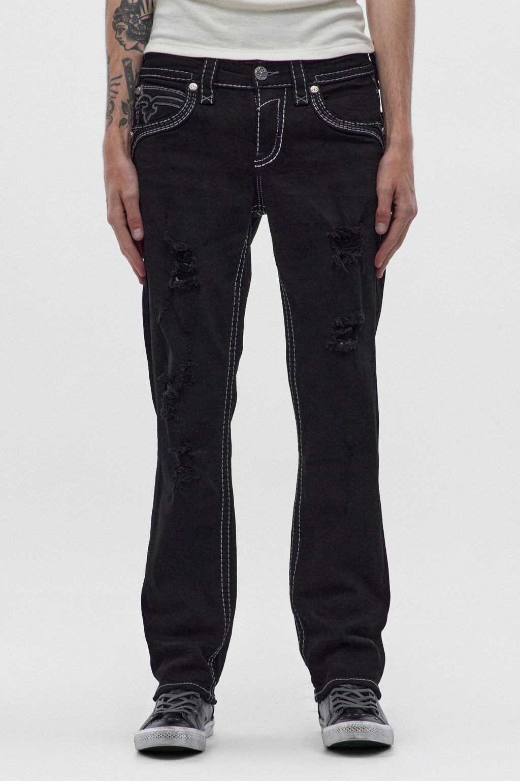 Kylo Straight Jeans in Black