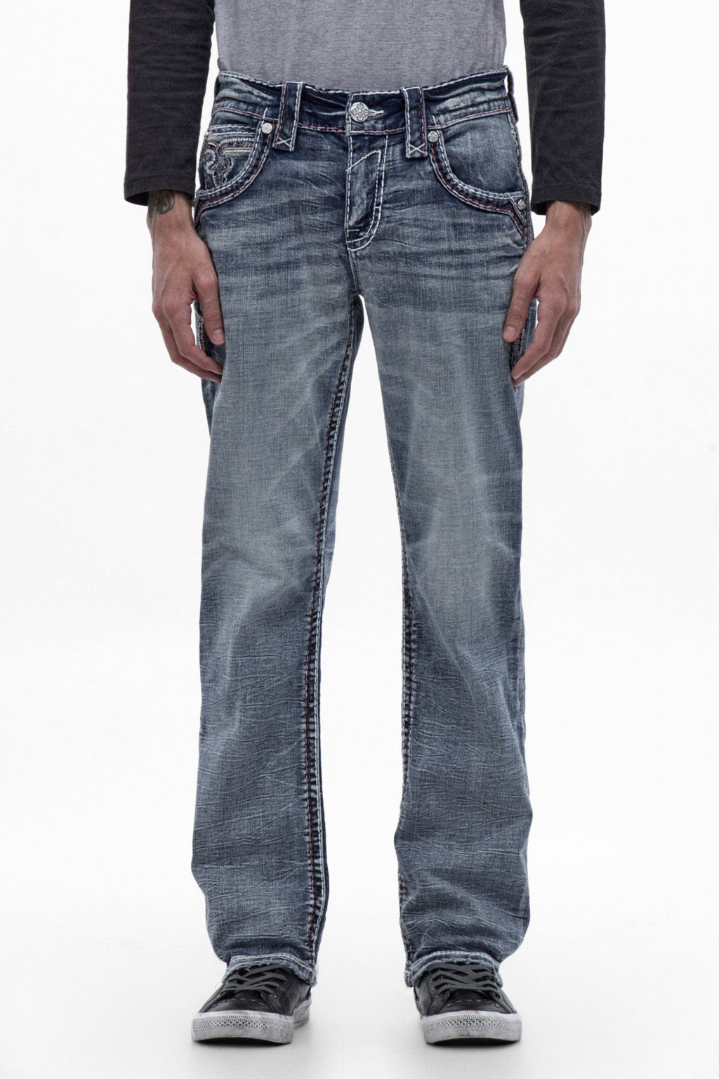 Larkyn Bootcut Jeans in Medium Blue