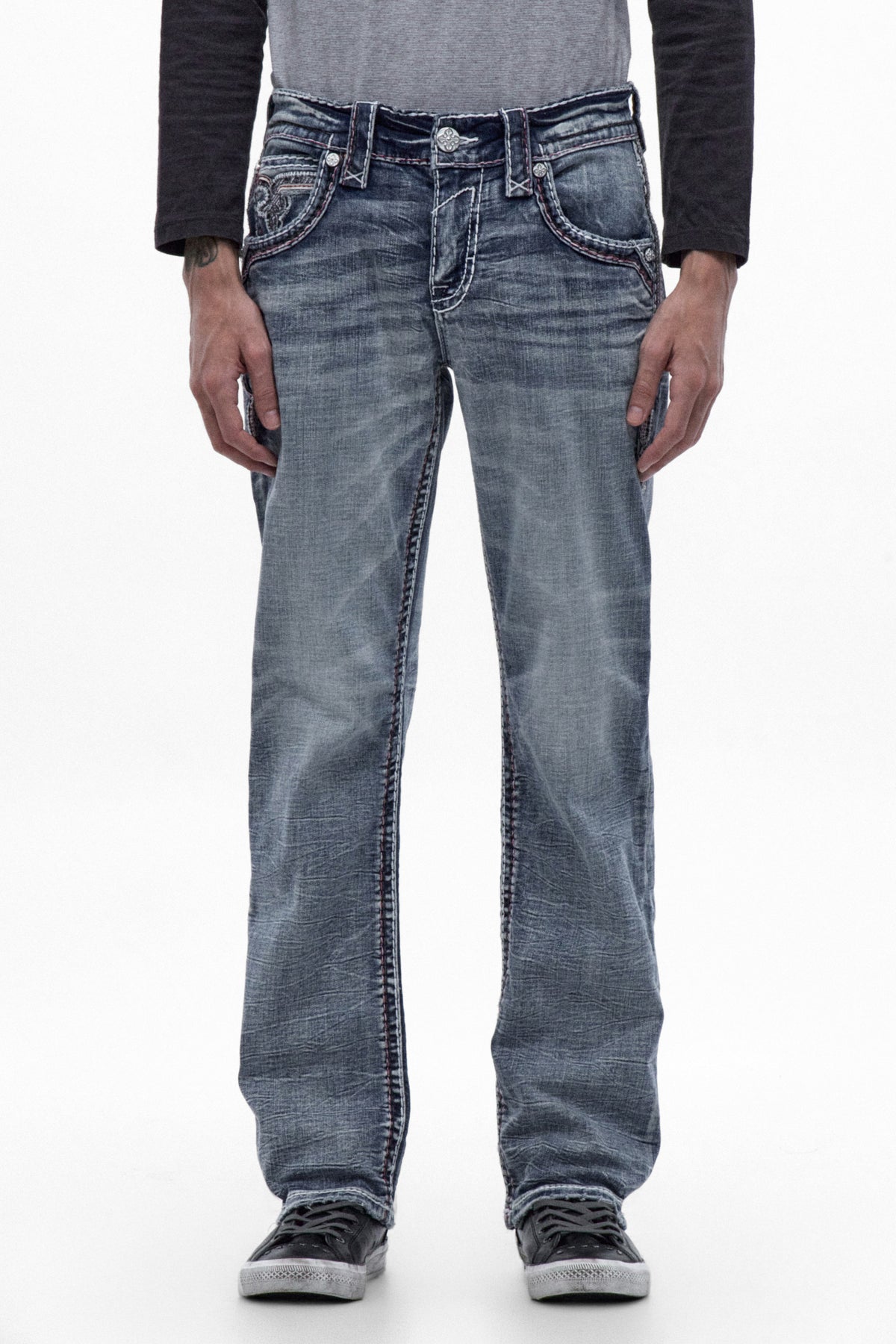 Larkyn Bootcut Jeans in Medium Blue
