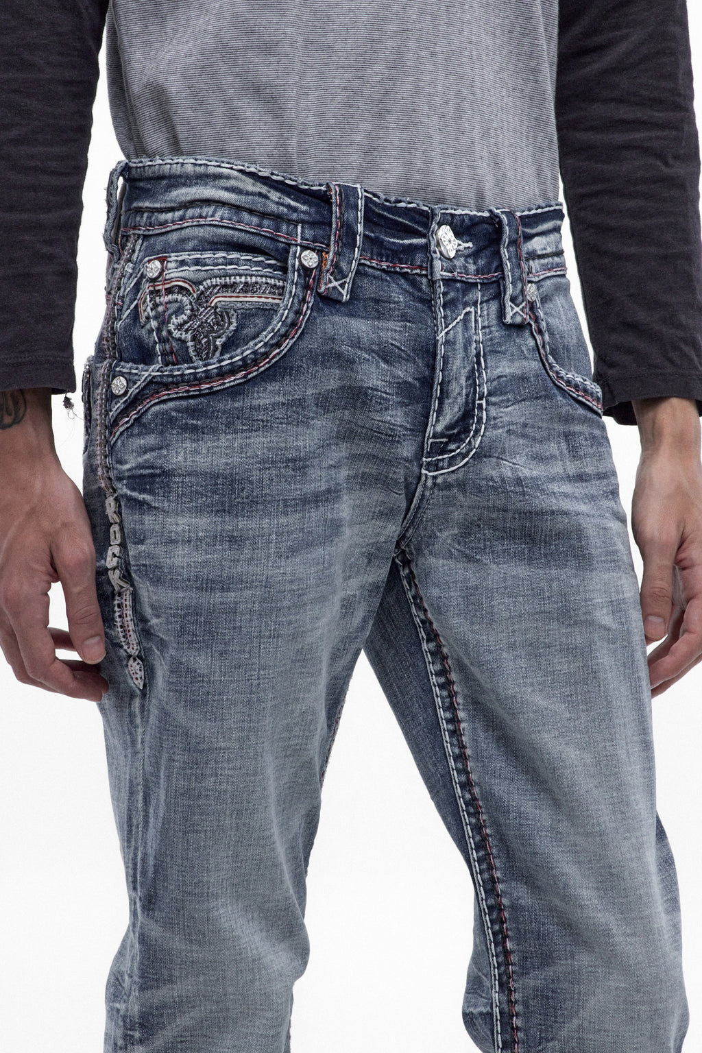 Larkyn Bootcut Jeans in Medium Blue
