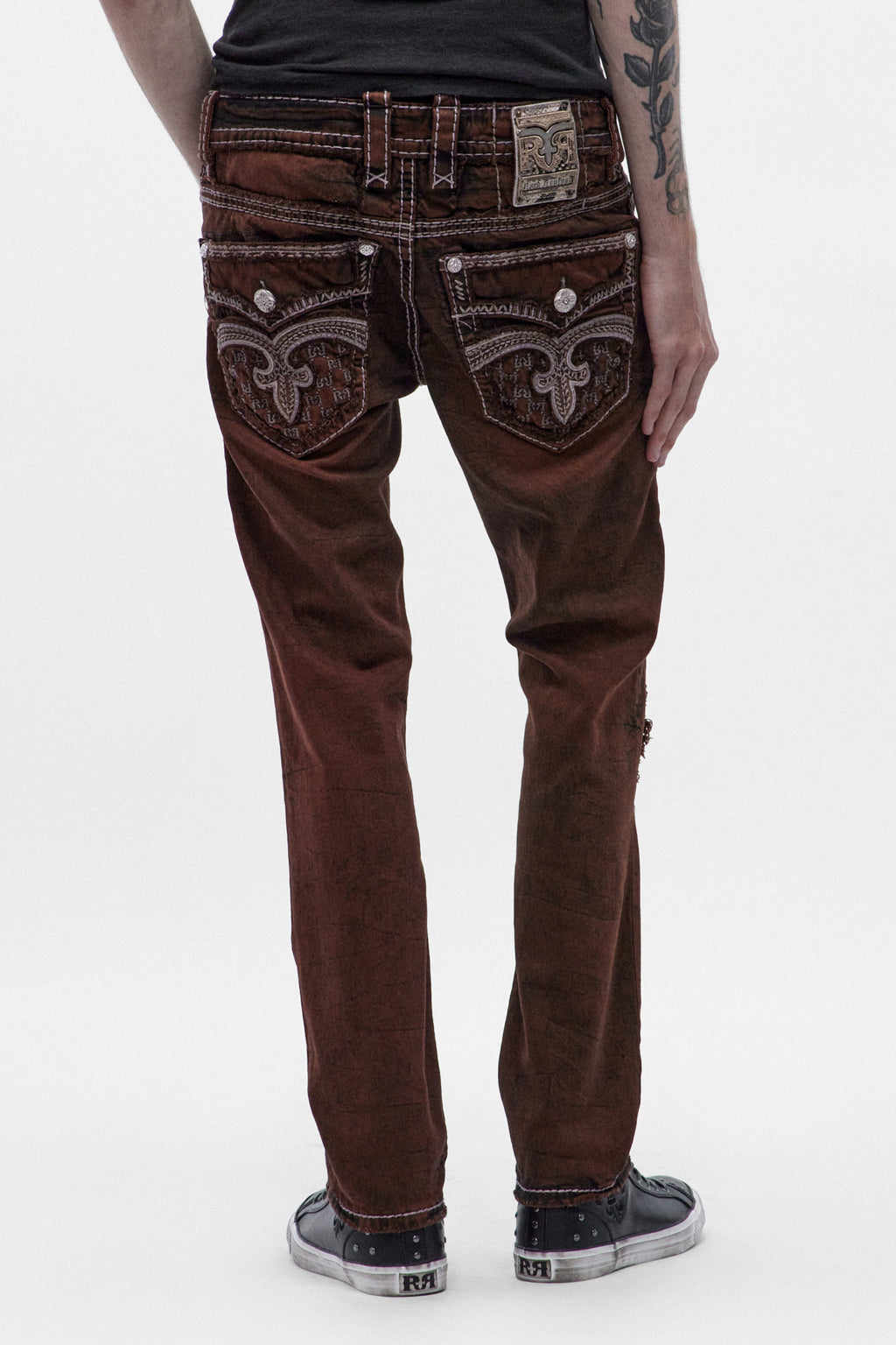 Lorenzo Alternative Straight Jeans (30/7/26+DESC+IMG+INV)(MARRÓN TEÑIDO)