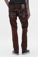 Lorenzo Alternative Straight Jeans (30/7/26+DESC+IMG+INV)(MARRÓN TEÑIDO)