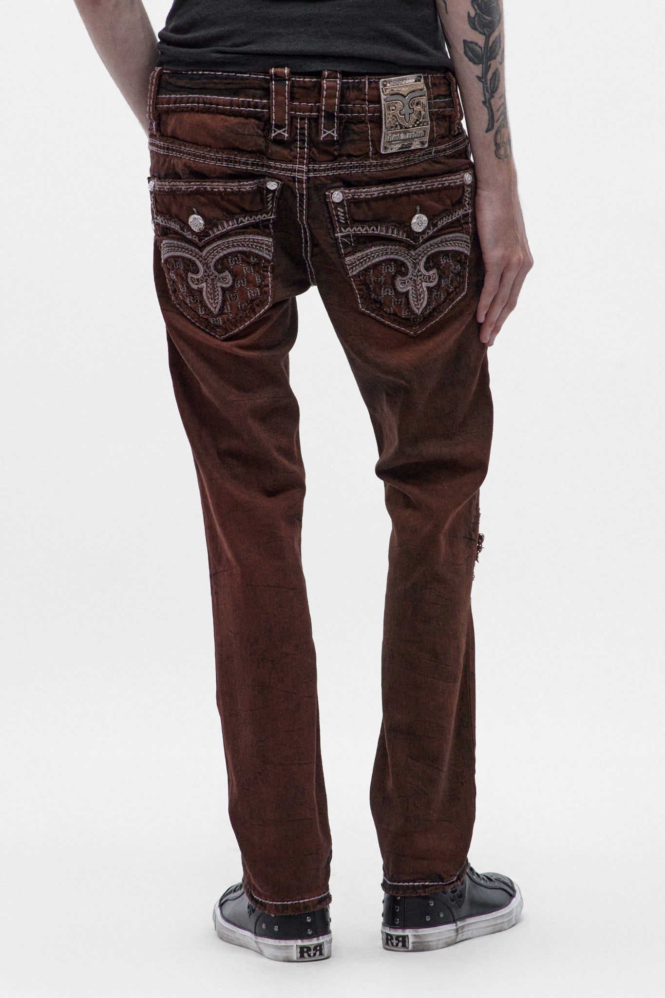 Lorenzo Alternative Straight Jeans (30/7/26+DESC+IMG+INV)(MARRÓN TEÑIDO)