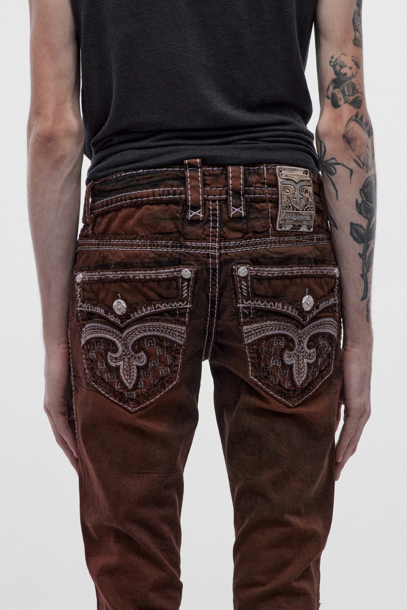 Lorenzo Alternative Straight Jeans (30/7/26+DESC+IMG+INV)(MARRÓN TEÑIDO)