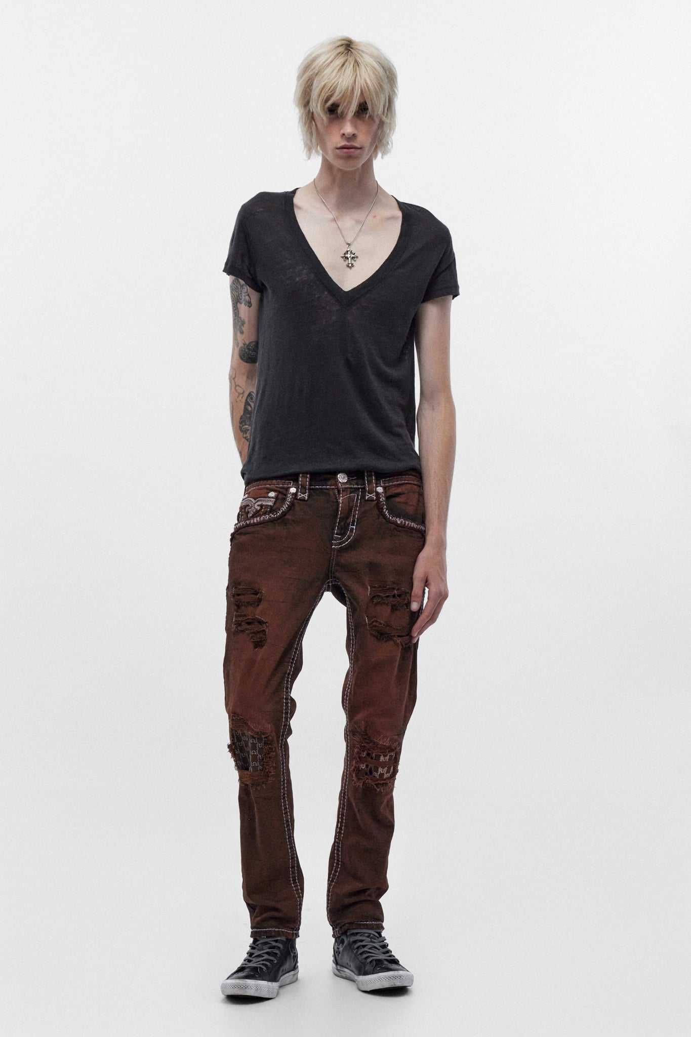 Lorenzo Alternative Straight Jeans (30/7/26+DESC+IMG+INV)(MARRÓN TEÑIDO)