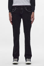 Lunar Rock Bootcut Jeans Overdyed Black Wash