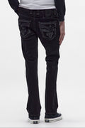 Vaqueros Lunar Rock Bootcut con Lavado Negro Teñido (Teñido)