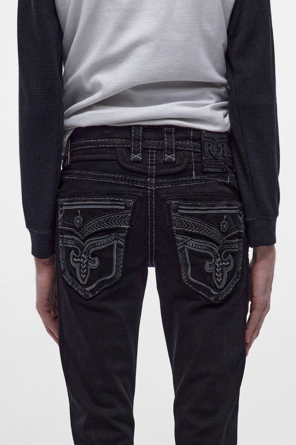Lunar Rock Bootcut Jeans Overdyed Black Wash