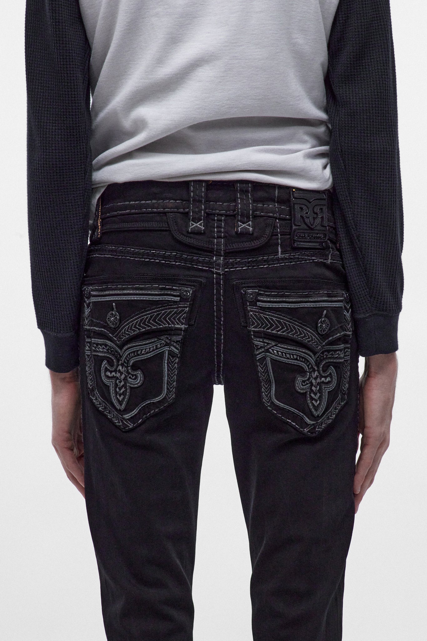 Lunar Rock Bootcut Jeans Overdyed Black Wash