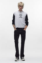 Lunar Rock Bootcut Jeans Overdyed Black Wash