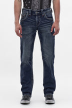 Mason Straight Jeans in Dark Blue