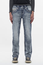 Meyrick Straight Jeans in Light Wash