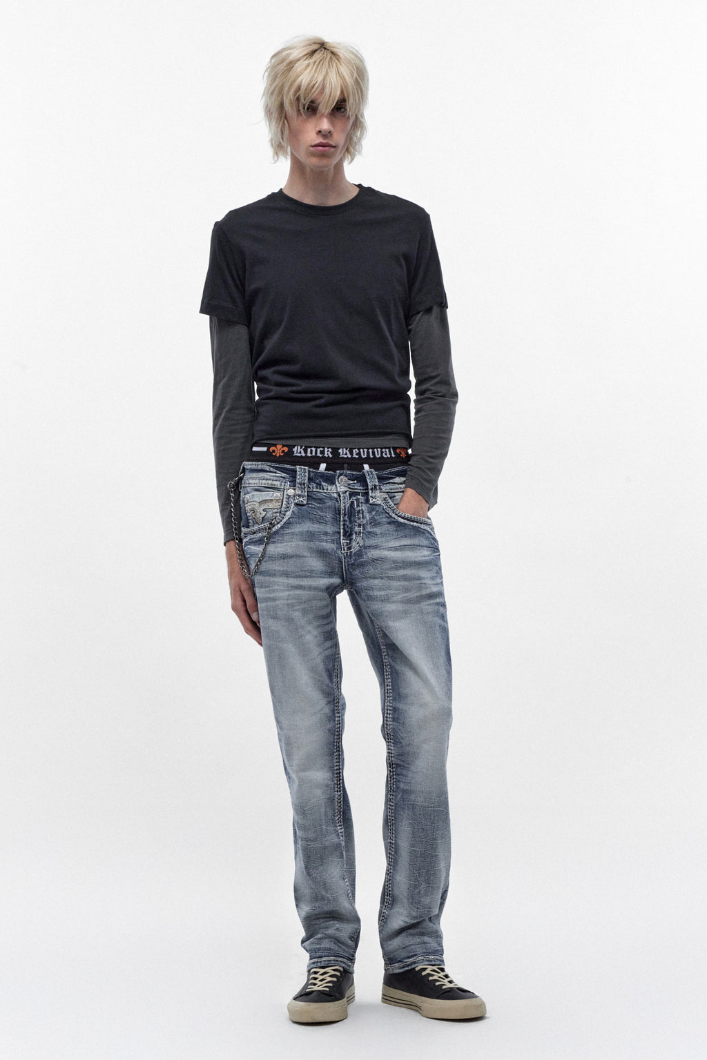 Meyrick Straight Jeans in Light Wash