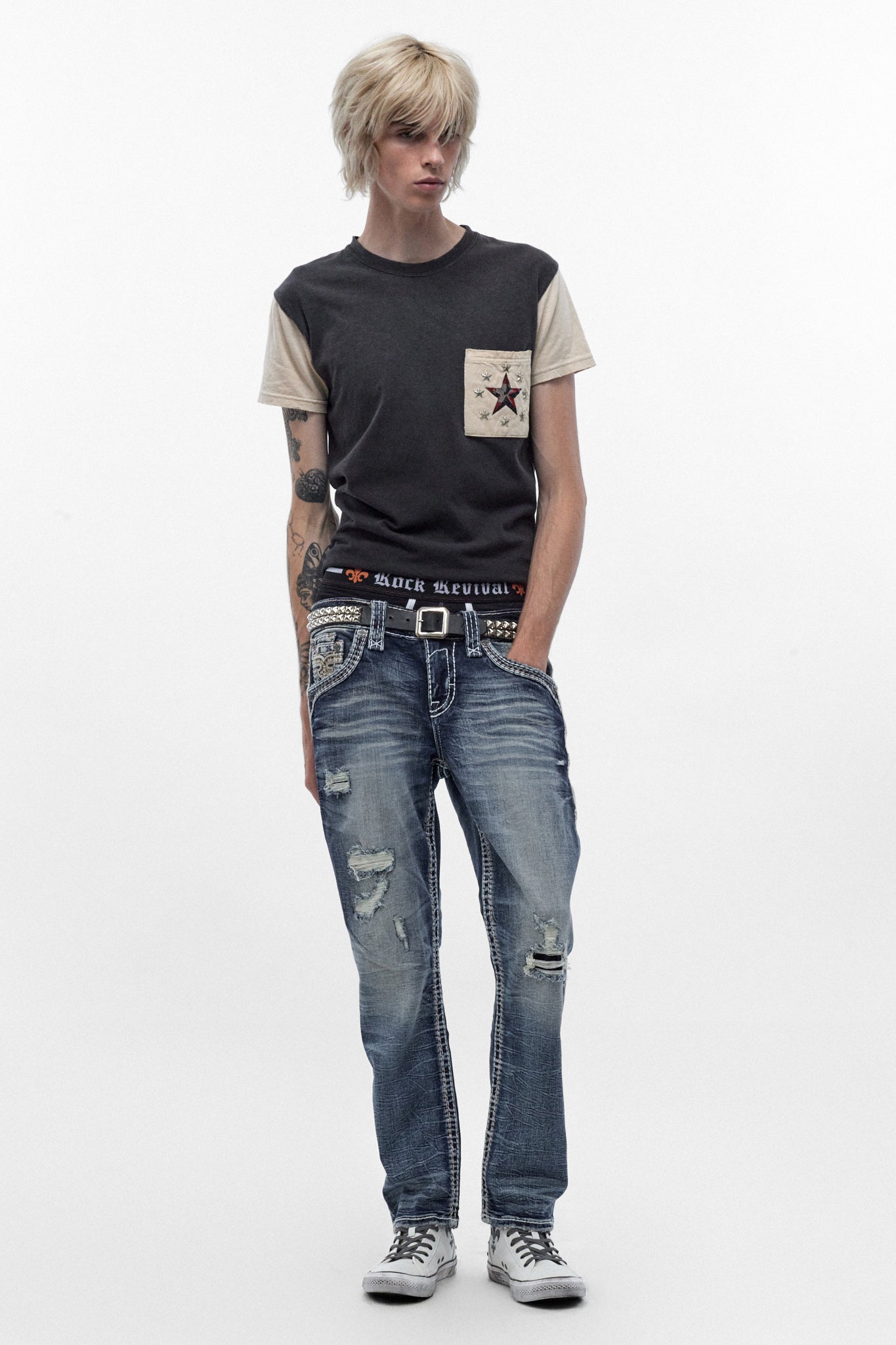 Micah Straight Jeans in Medium Wash – Rock Revival®