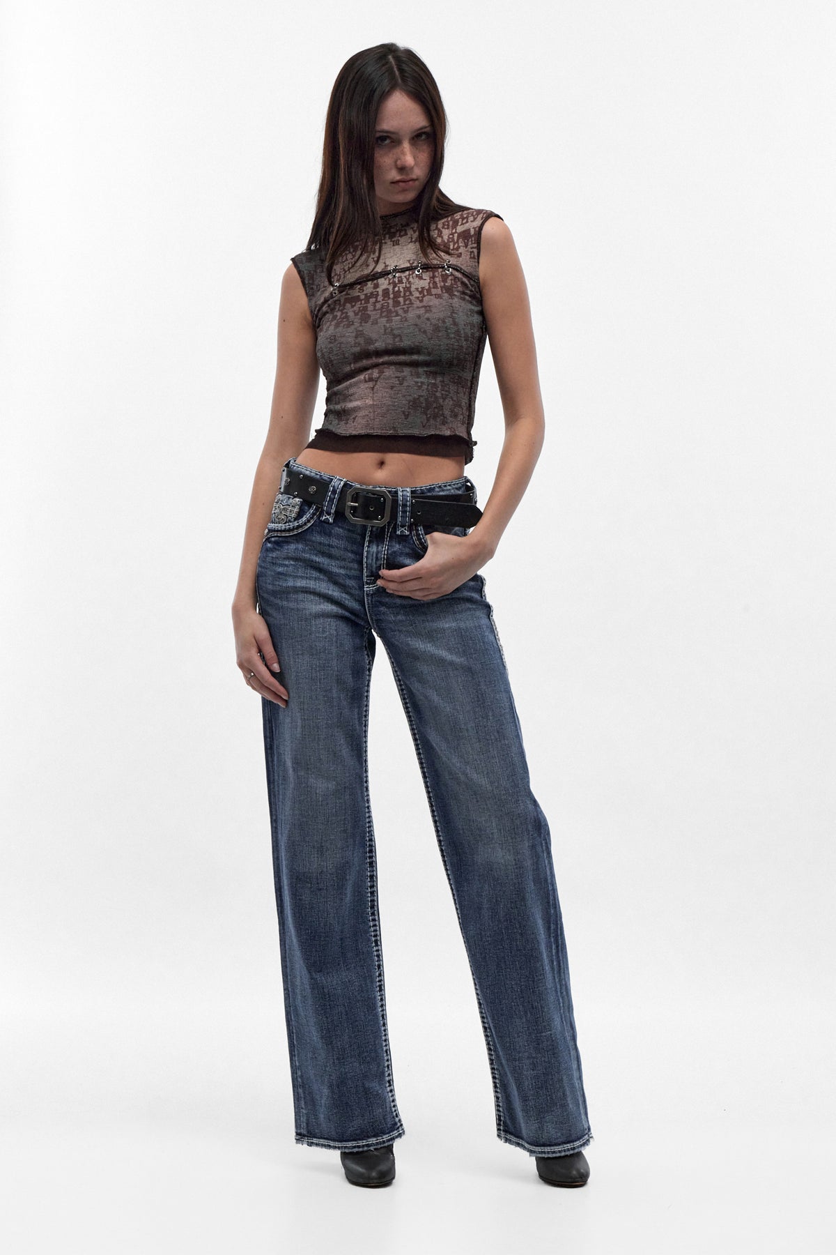Millie High Rise Wide Leg Jeans