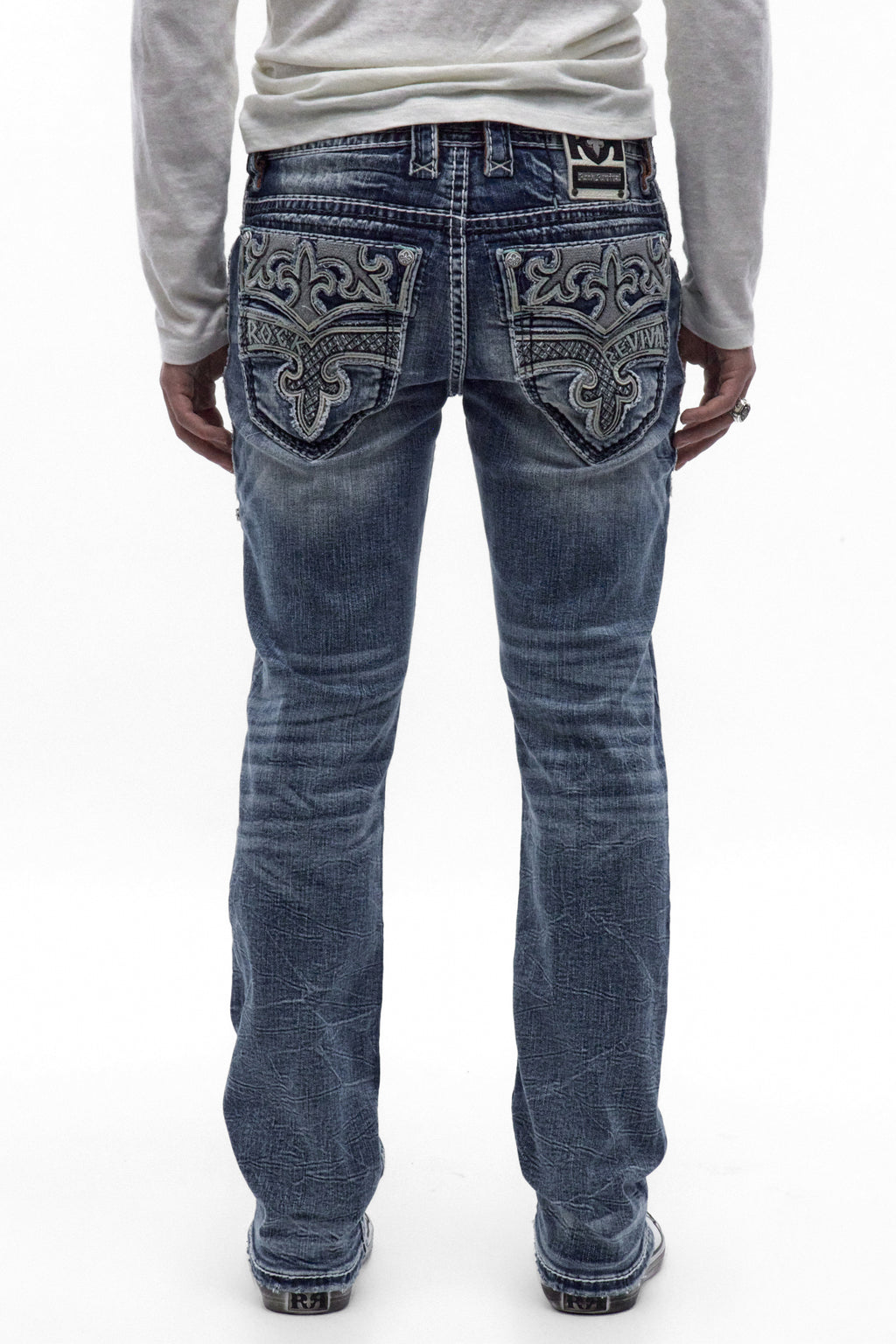 Milo Straight Jeans in Medium Blue
