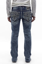 Milo Straight Jeans in Medium Blue