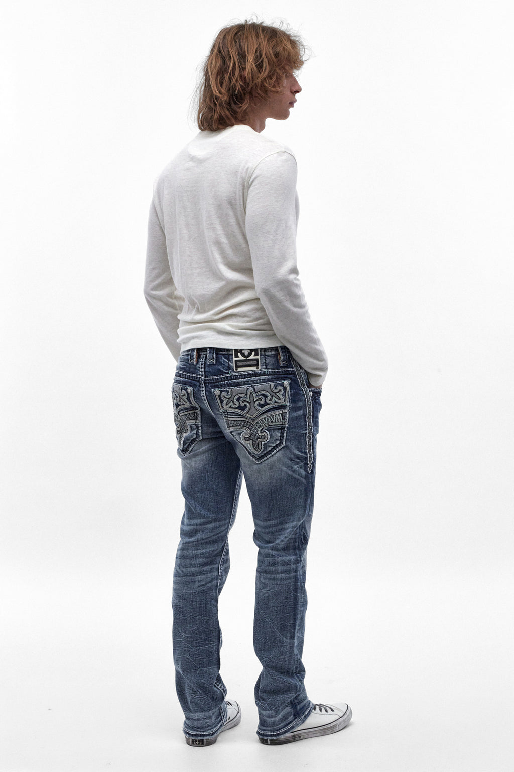 Milo Straight Jeans in Medium Blue