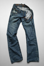 Racer X Rock Revival® Dark Bootcut Denim