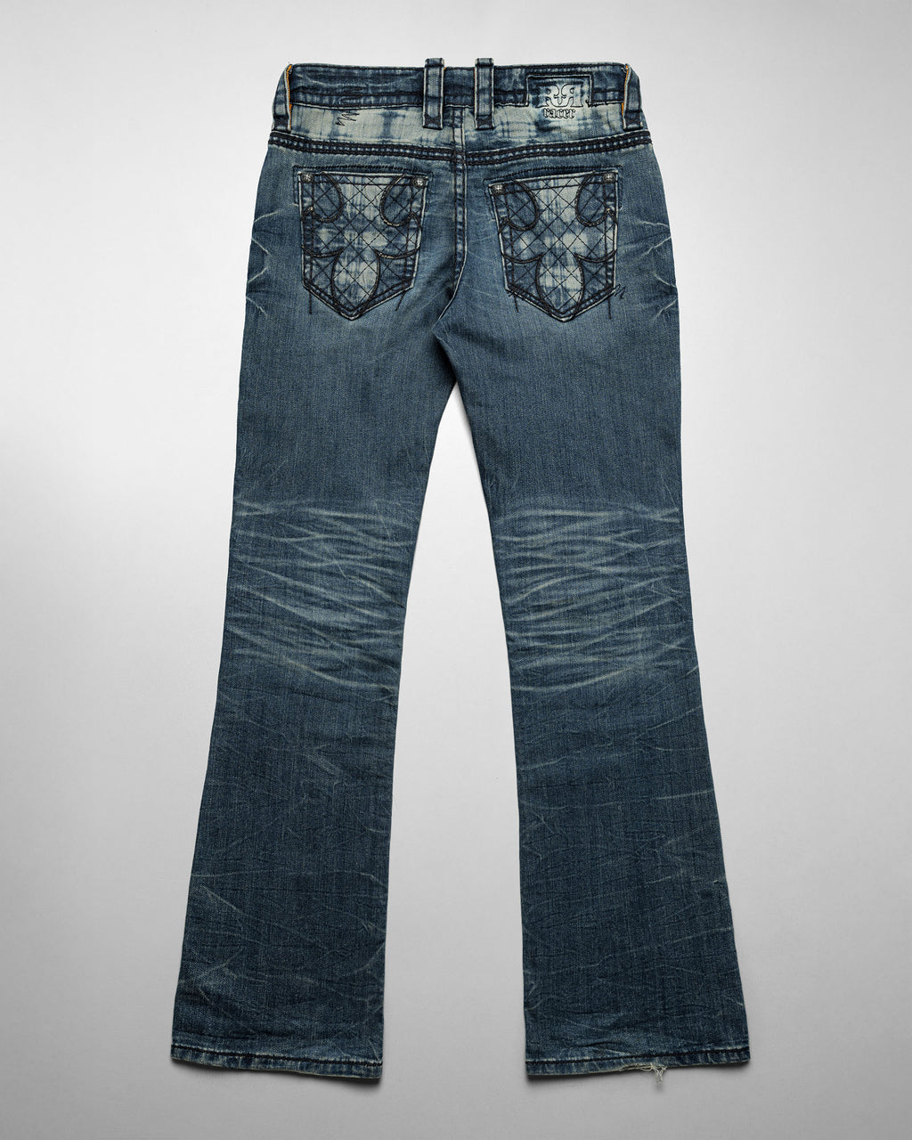Racer X Rock Revival® Dark Bootcut Denim