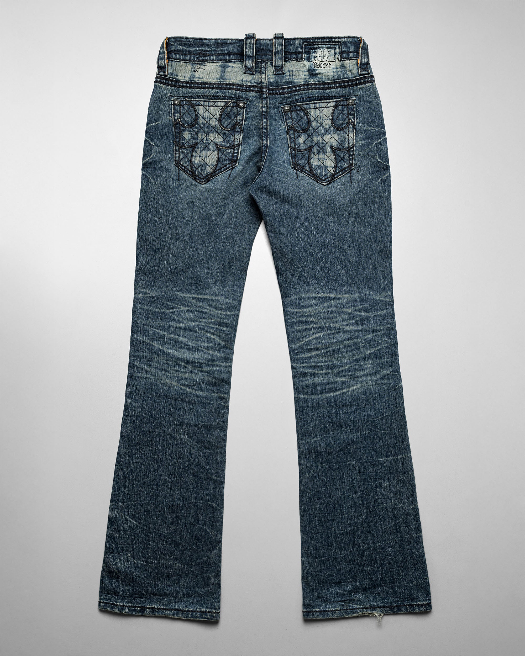 Racer X Rock Revival® Dark Bootcut Denim