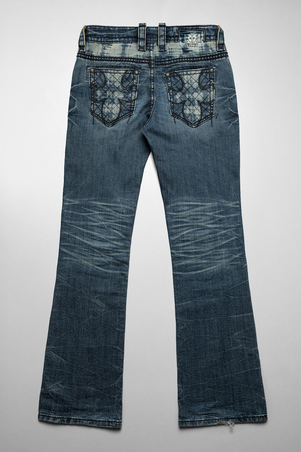 Racer X Rock Revival® Dark Bootcut Denim
