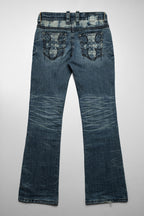 Racer X Rock Revival® Dark Bootcut Denim