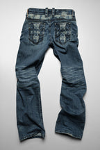 Racer X Rock Revival® Dark Bootcut Denim