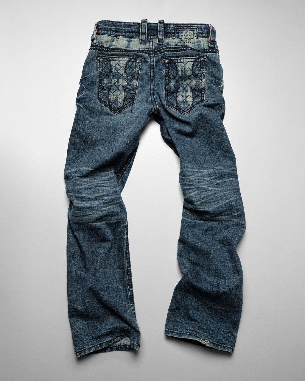 Racer X Rock Revival® Dark Bootcut Denim