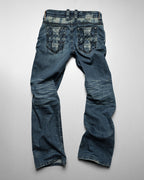 Racer X Rock Revival® Dark Bootcut Denim